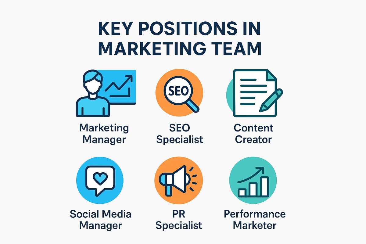 Các vị trí quan trọng trong Marketing